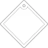 Miniatyrbilde 2 av Hvit RFX Diamant Stor Mykrefleks