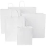 Miniatyrbilde 3 av Hvit Papirpose XL (34 x 20 x 35 cm) 80-90 g/m2 Kraftpapir med Vridde Håndtak
