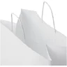 Miniatyrbilde 4 av Hvit Papirpose XL (34 x 20 x 35 cm) 80-90 g/m2 Kraftpapir med Vridde Håndtak