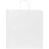 Miniatyrbilde 1 av Hvit Papirpose XL (34 x 20 x 35 cm) 80-90 g/m2 Kraftpapir med Vridde Håndtak
