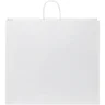 Miniatyrbilde 2 av Hvit Papirpose XXL (49,5 x 14 x 44 cm) 90-100 g/m2 Kraftpapir med Vridde Håndtak