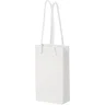 Miniatyrbilde 4 av Hvit Papirpose Liten (9,5 x 4 x 17 cm) Håndlaget 170 g/m2 Laminert Papir med Plasthåndtak