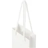 Miniatyrbilde 6 av Hvit Papirpose Liten (9,5 x 4 x 17 cm) Håndlaget 170 g/m2 Laminert Papir med Plasthåndtak