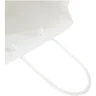 Miniatyrbilde 7 av Hvit Papirpose Medium (18 x 9 x 23 cm) Håndlaget 170 g/m2 Laminert Papir med Plasthåndtak
