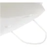 Miniatyrbilde 7 av Hvit Papirpose Stor (24 x 9 x 36 cm) Håndlaget 170 g/m2 Laminert Papir med Plasthåndtak