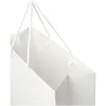 Miniatyrbilde 6 av Hvit Papirpose XL (31 x 12 x 41 cm) Håndlaget 170 g/m2 Laminert Papir med Plasthåndtak