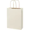Miniatyrbilde 4 av Offwhite Papirpose Medium (24 x 9 x 32 cm) 150 g/m2 fra Landbruksavfall med Vridde Håndtak