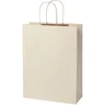 Miniatyrbilde 4 av Offwhite Papirpose XXL (31 x 12 x 41 cm) 150 g/m2 fra Landbruksavfall med Vridde Håndtak