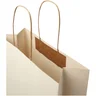 Miniatyrbilde 6 av Offwhite Papirpose XXL (31 x 12 x 41 cm) 150 g/m2 fra Landbruksavfall med Vridde Håndtak