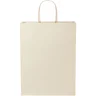 Miniatyrbilde 2 av Offwhite Papirpose XXL (31 x 12 x 41 cm) 150 g/m2 fra Landbruksavfall med Vridde Håndtak