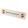 Miniatyrbilde 1 av 51-226-4000-04-triangel Kanalplastskilt Trekant med Digitaltrykk