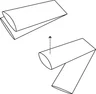 Miniatyrbilde 2 av 40x156 cm Pop-up Display Ellipse Bølgepapp