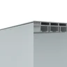 Miniatyrbilde 1 av 120x60cm Aluframe Veggramme LED-belyst