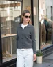 Miniatyrbilde 1 av Dark Grey Melange Nimbus Wilton Women Strikket Cardigan