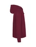 Miniatyrbilde 2 av Bordeaux Neutral Unisex Skjult Glidelås Hettejakke