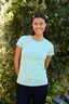 Miniatyrbilde 3 av Ash Grey Neutral Fitted T-skjorte Dame