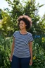 Miniatyrbilde 3 av Bordeaux Neutral Loose Fit T-skjorte Dame