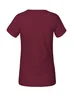 Miniatyrbilde 1 av Bordeaux Neutral Interlock T-skjorte Dame