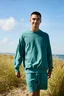 Miniatyrbilde 1 av Brun Neutral Tiger Cotton Oversized Collegegenser