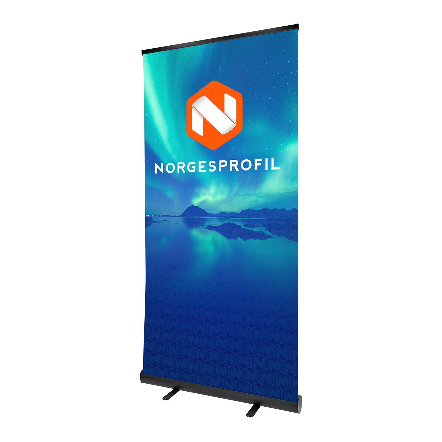 Produktbilde for Roll up Sort 100 cm med bæreveske