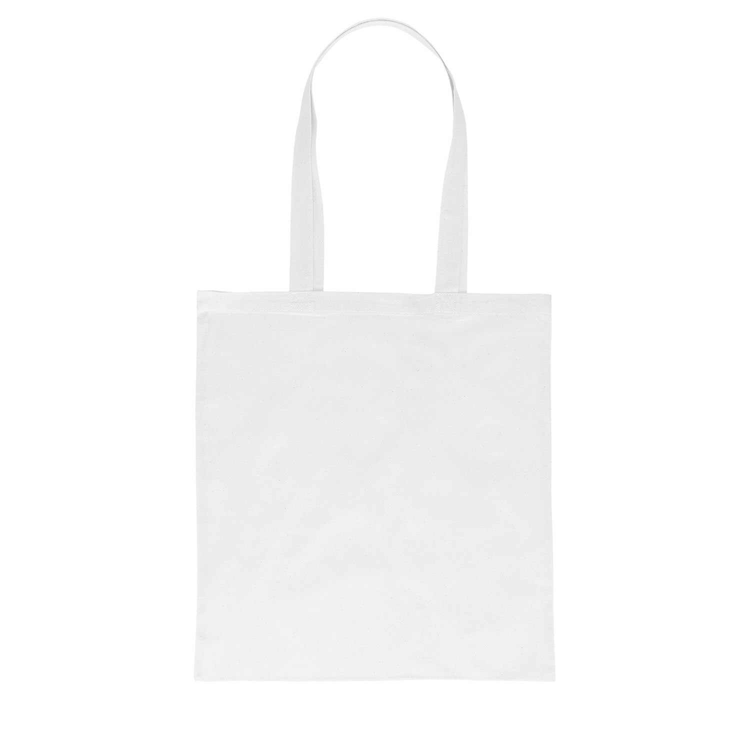 Hovedminiatyrbilde av Hvit 140 g/m2 Bomull 7L Handlenett