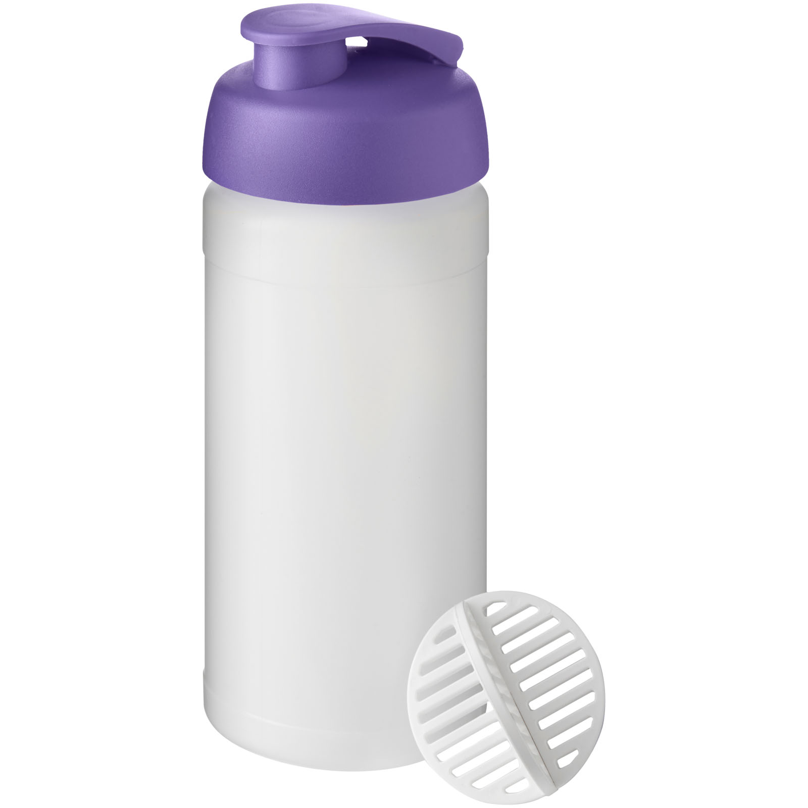 Hovedminiatyrbilde av Lilla/Frostet klar Baseline Plus 500 ml Shaker Sportsflaske