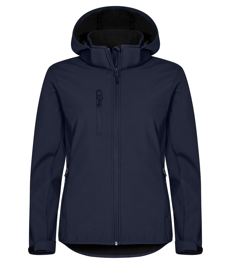 Hovedminiatyrbilde av Dark Navy Clique Classic Hoody Softshelljakke Dame