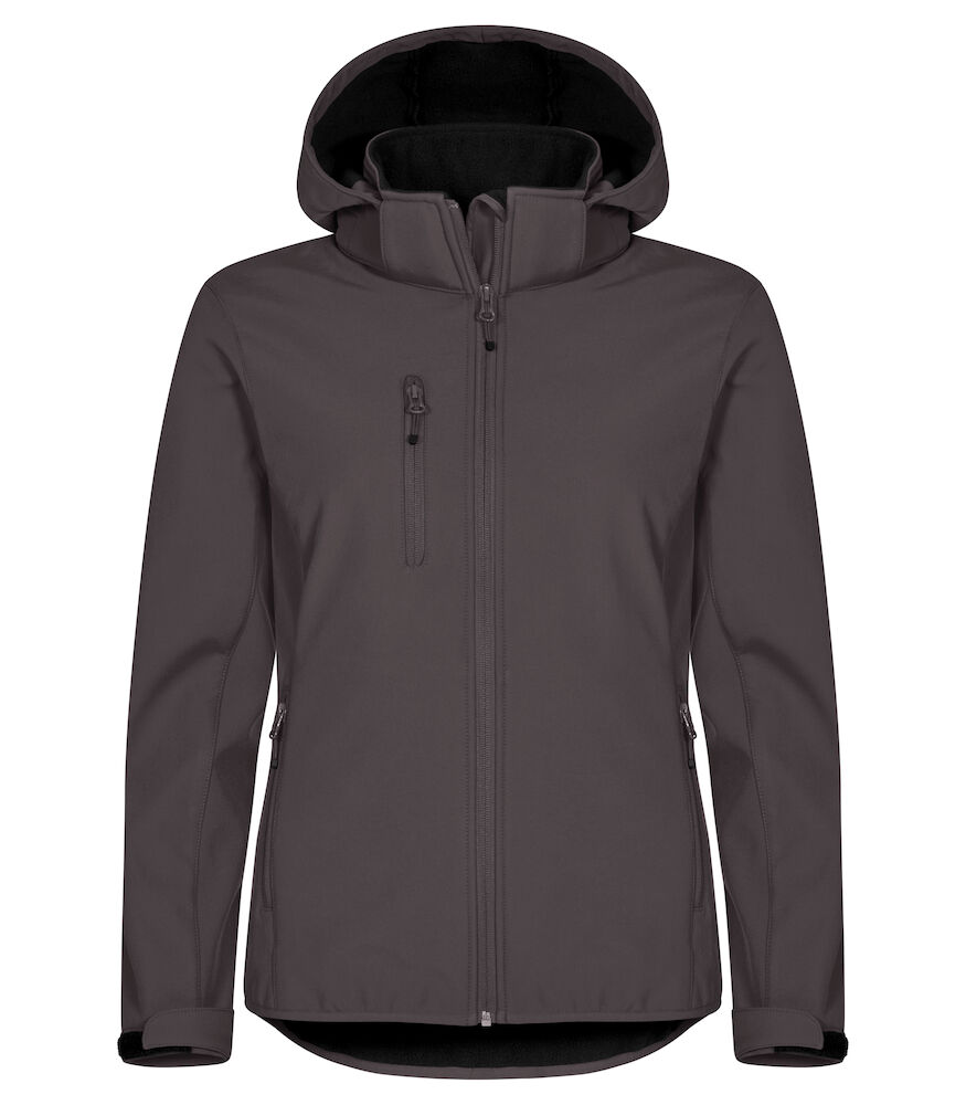 Hovedminiatyrbilde av Dark Grey Clique Classic Hoody Softshelljakke Dame