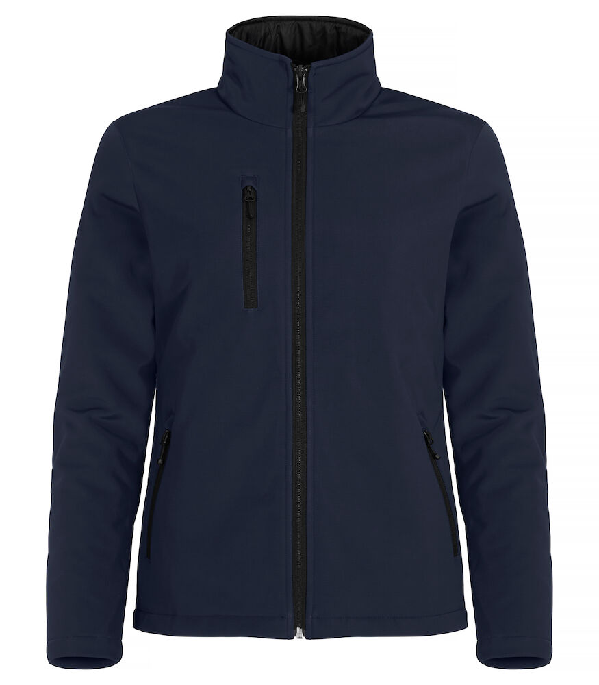 Hovedminiatyrbilde av Dark Navy Clique Vattert Softshelljakke Dame