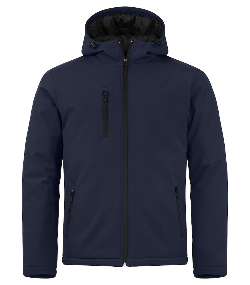 Hovedminiatyrbilde av Dark Navy Clique Vattert Hoody Softshelljakke