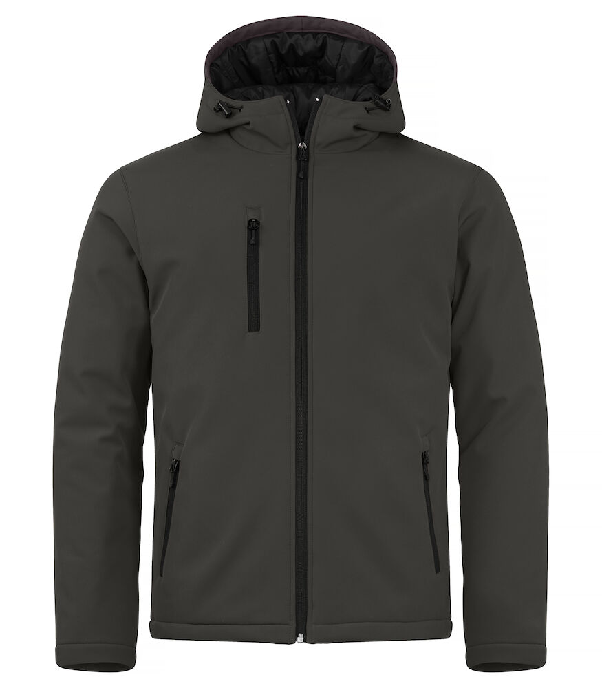 Hovedminiatyrbilde av Dark Grey Clique Vattert Hoody Softshelljakke