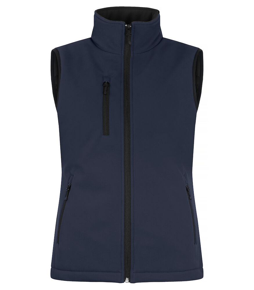 Hovedminiatyrbilde av Dark Navy Clique Vattert Softshellvest Dame