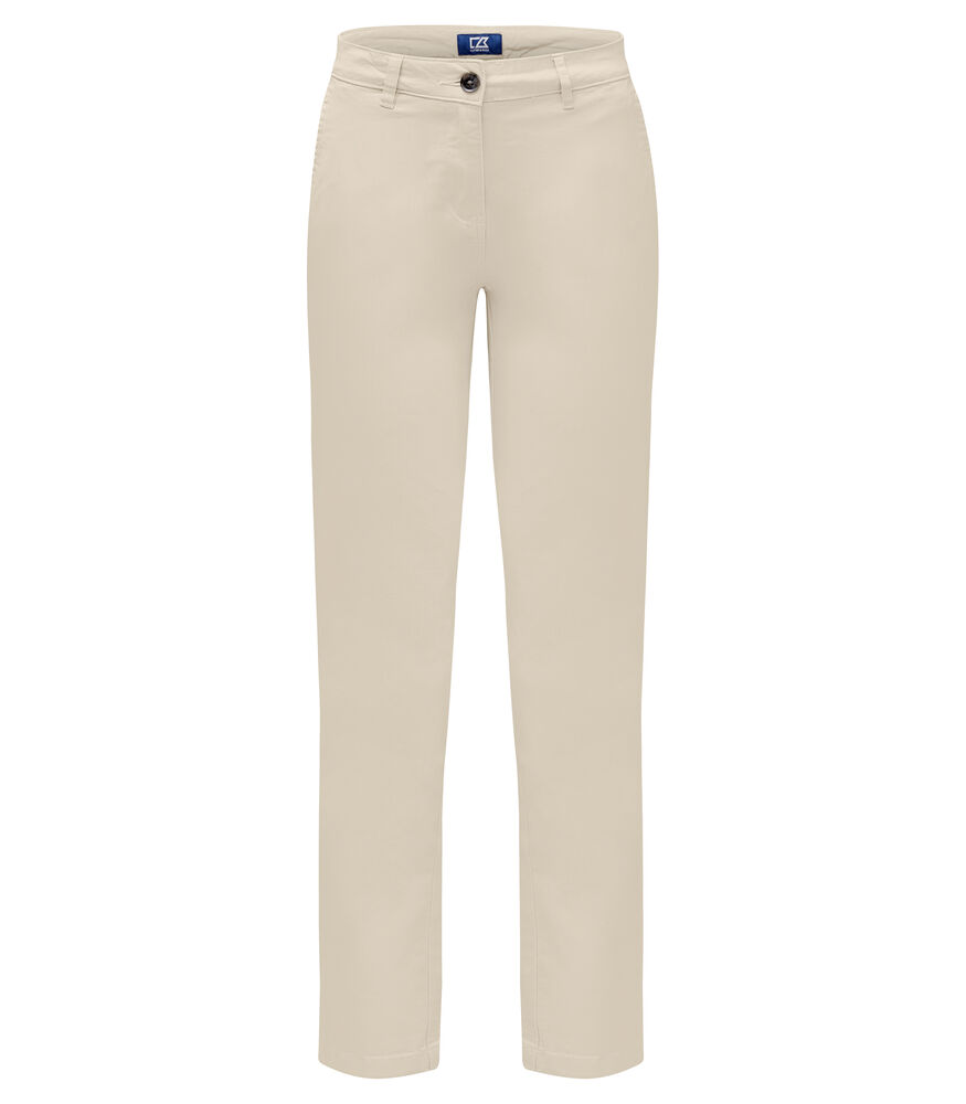 Hovedminiatyrbilde av Beige Cutter & Buck Edgemont Chinos Dame