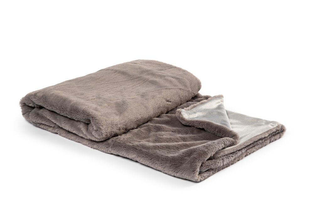 Produktbilde for Kosta Linnewäfveri Nordby Fuskepels Pledd