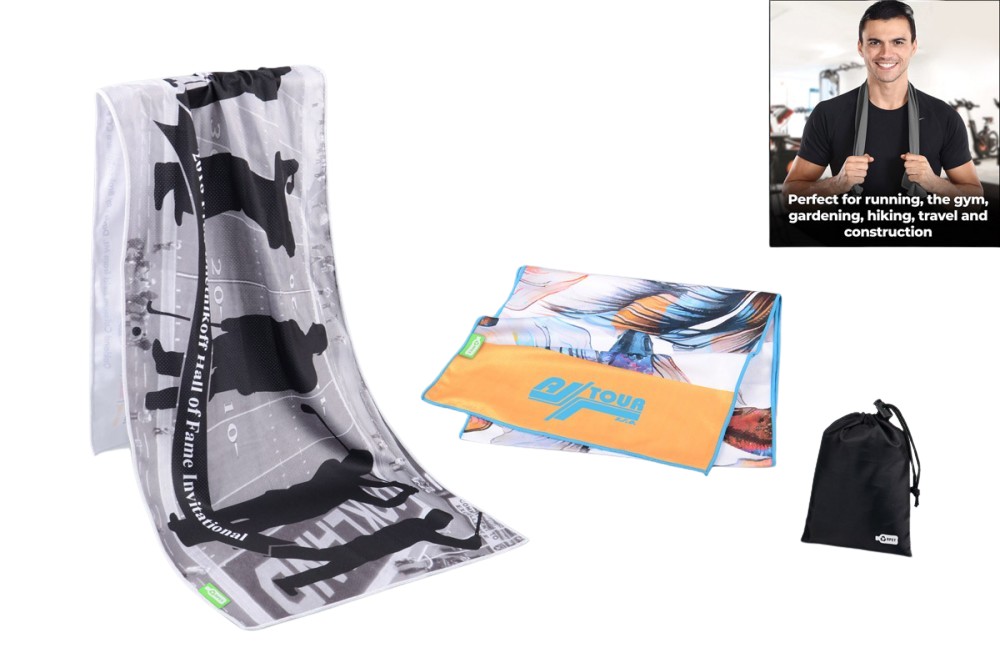 Produktbilde for Aera RPET Fullfargetrykket Kjølende Sportshåndkle