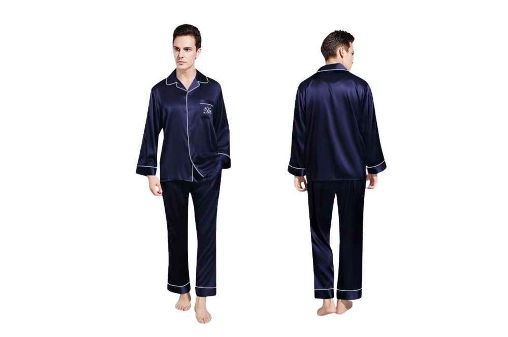 Produktbilde for Arvion Silke Langermet Pysjamasett