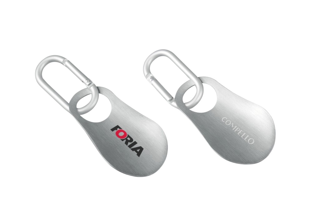 Produktbilde for Ferrand Rustfritt Stål Skohorn med Karabinkrok