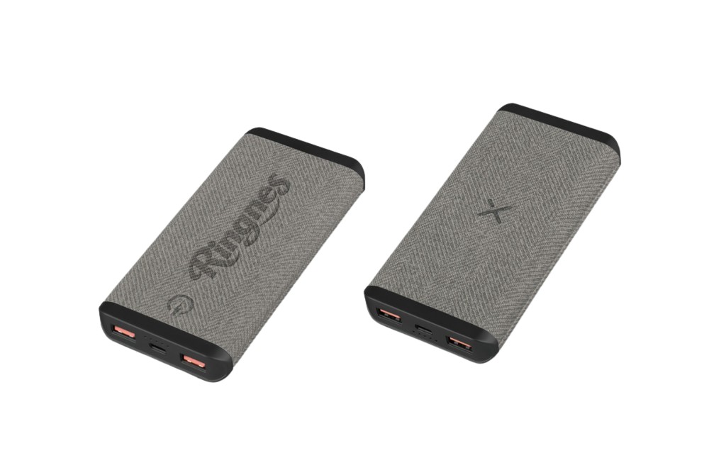 Produktbilde for Bucharest 10.000 mAh Lær Trådløs Powerbank