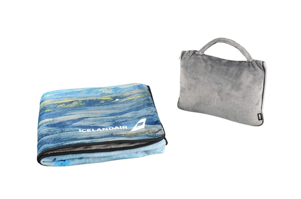 Produktbilde for Alvo RPET Fullfargetrykket Reisepledd og Pute