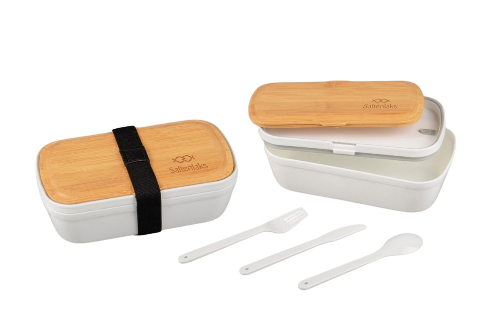 Produktbilde for Deluxe 750 ml Matboks med Bambuslokk