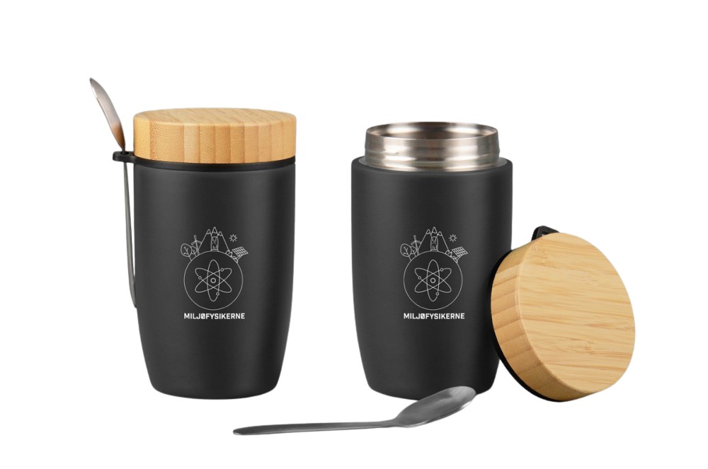 Produktbilde for Ludvik 500 ml Rustfritt Stål Mattermos med Bambuslokk