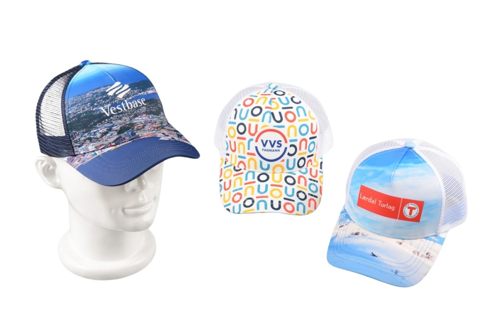 Produktbilde for Heltrykket Klassisk Trucker Caps