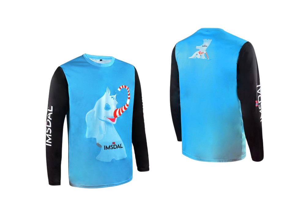 Produktbilde for Cavi RPET Fullfargetrykket Langermet Teknisk T-skjorte