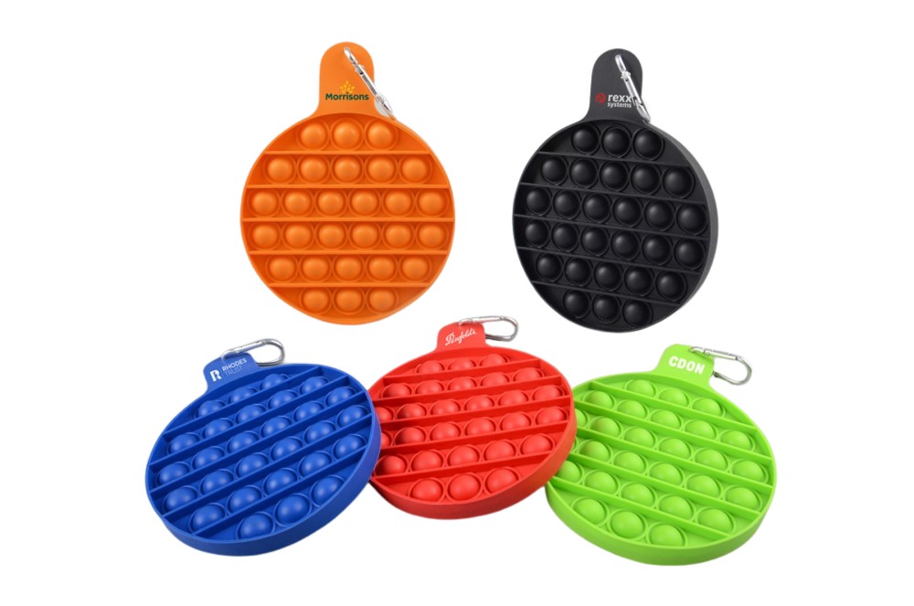 Produktbilde for Betina Pop it Fidget Leke med Karabinkrok