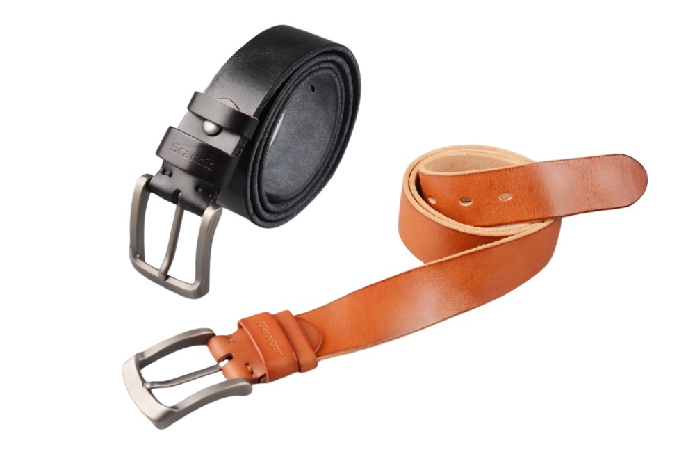 Produktbilde for Bolt Lær Belte med Skrulås