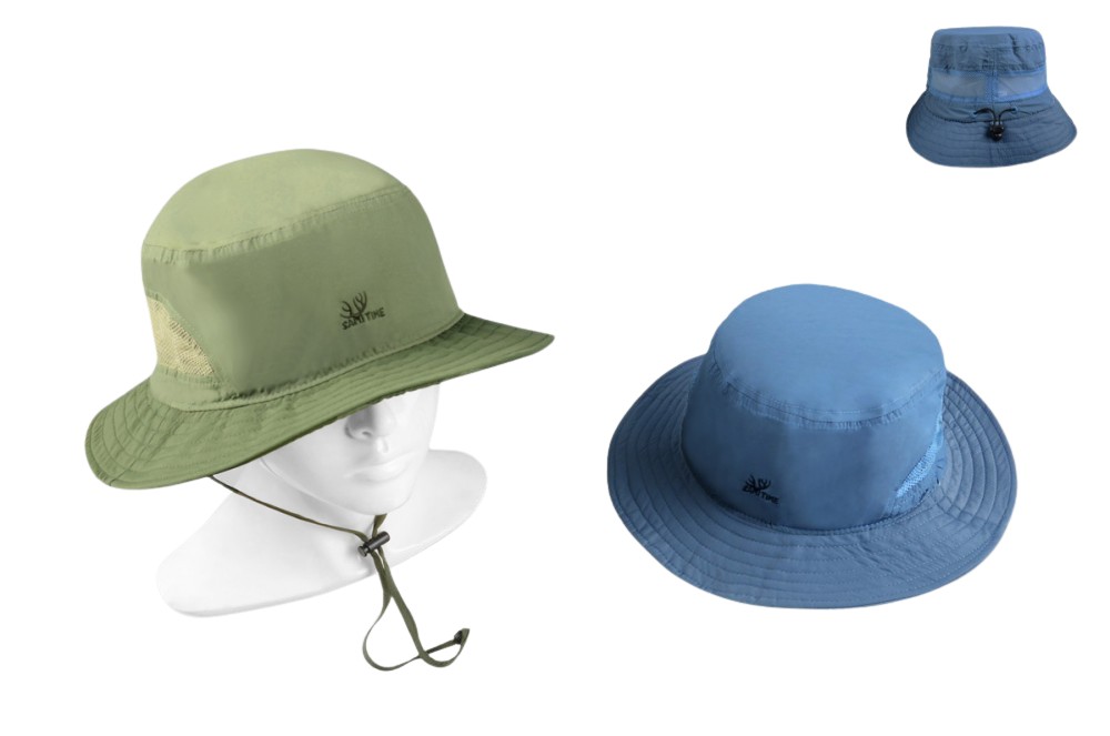 Produktbilde for Andrea Hurtigtørkende Solhatt med Hakestropp