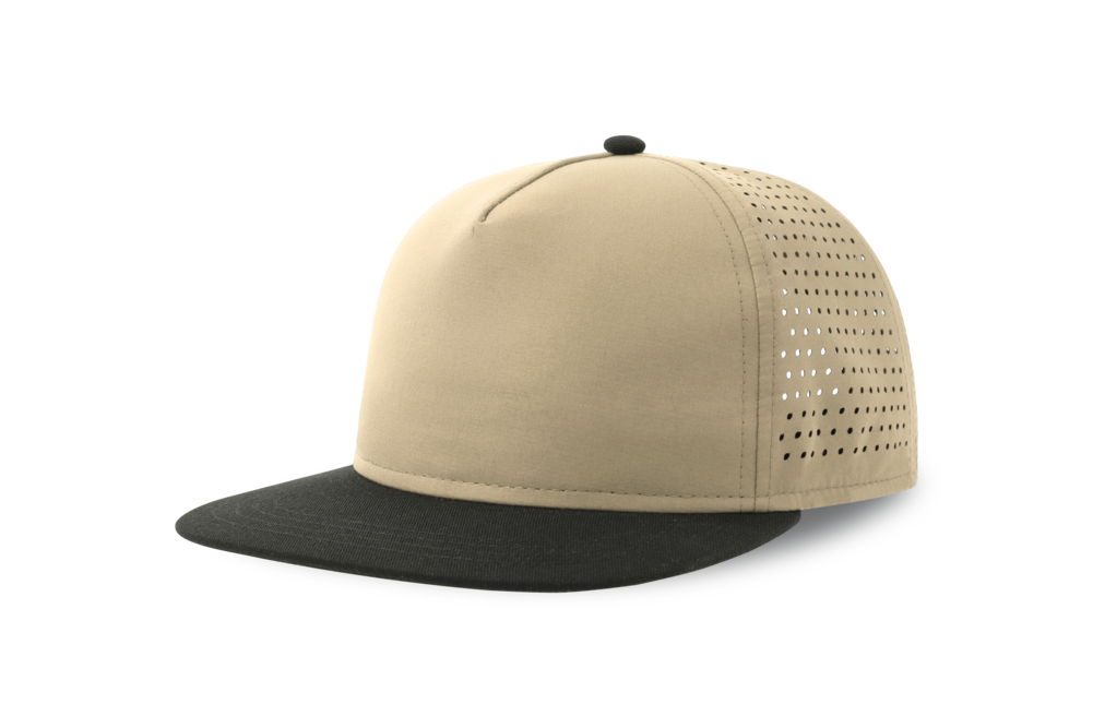 Hovedminiatyrbilde av Khaki-Black Atlantis Bank Five-S Resirkulert Polyester Caps