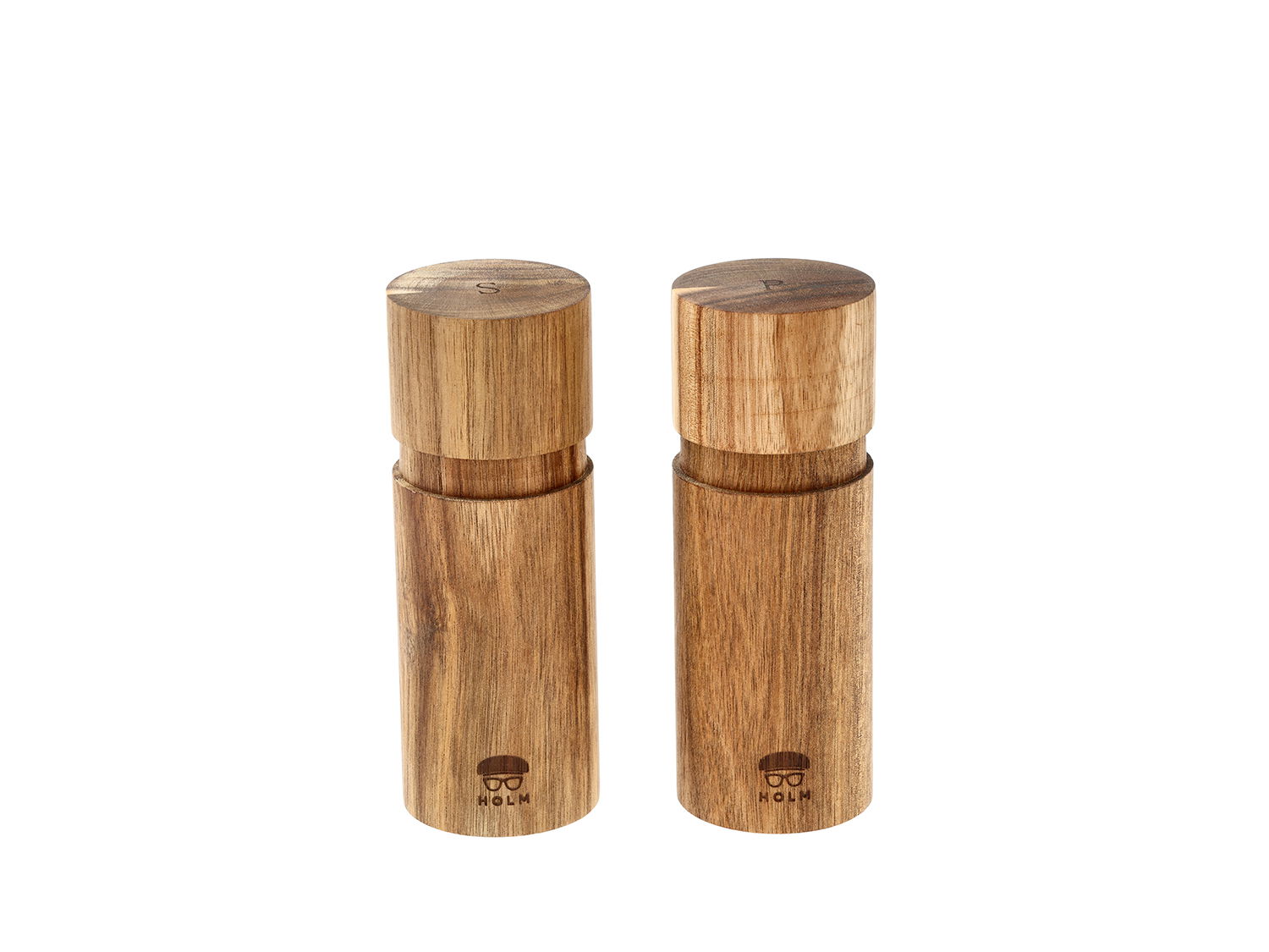 Produktbilde for HOLM Akasietre Salt- og Pepperkvernsett
