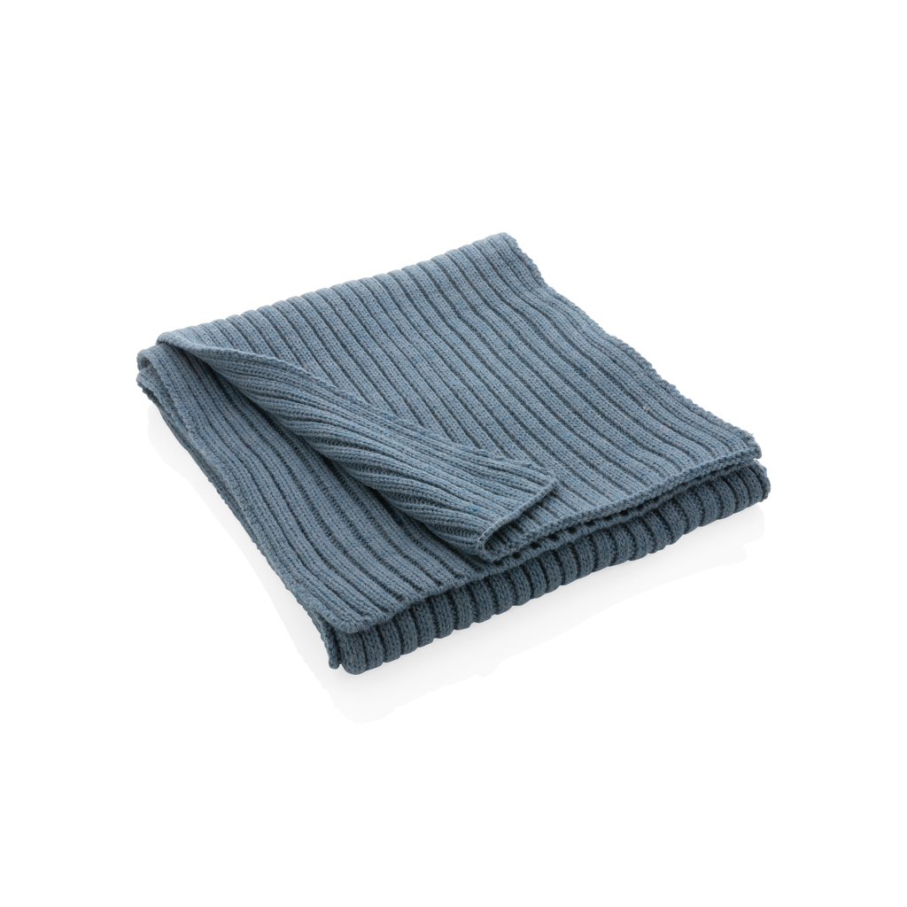 Hovedminiatyrbilde av Sage blue XD Collection Impact AWARE Polylana® 180x25cm Strikket Skjerf