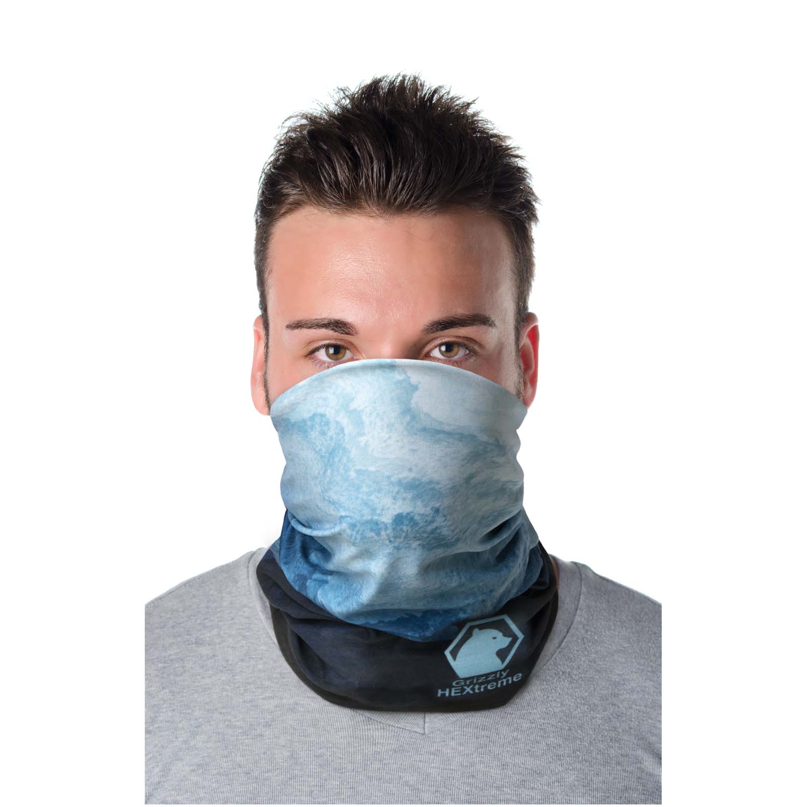 Produktbilde for Zoya RPET Fleece Bandana Multilue med Søm